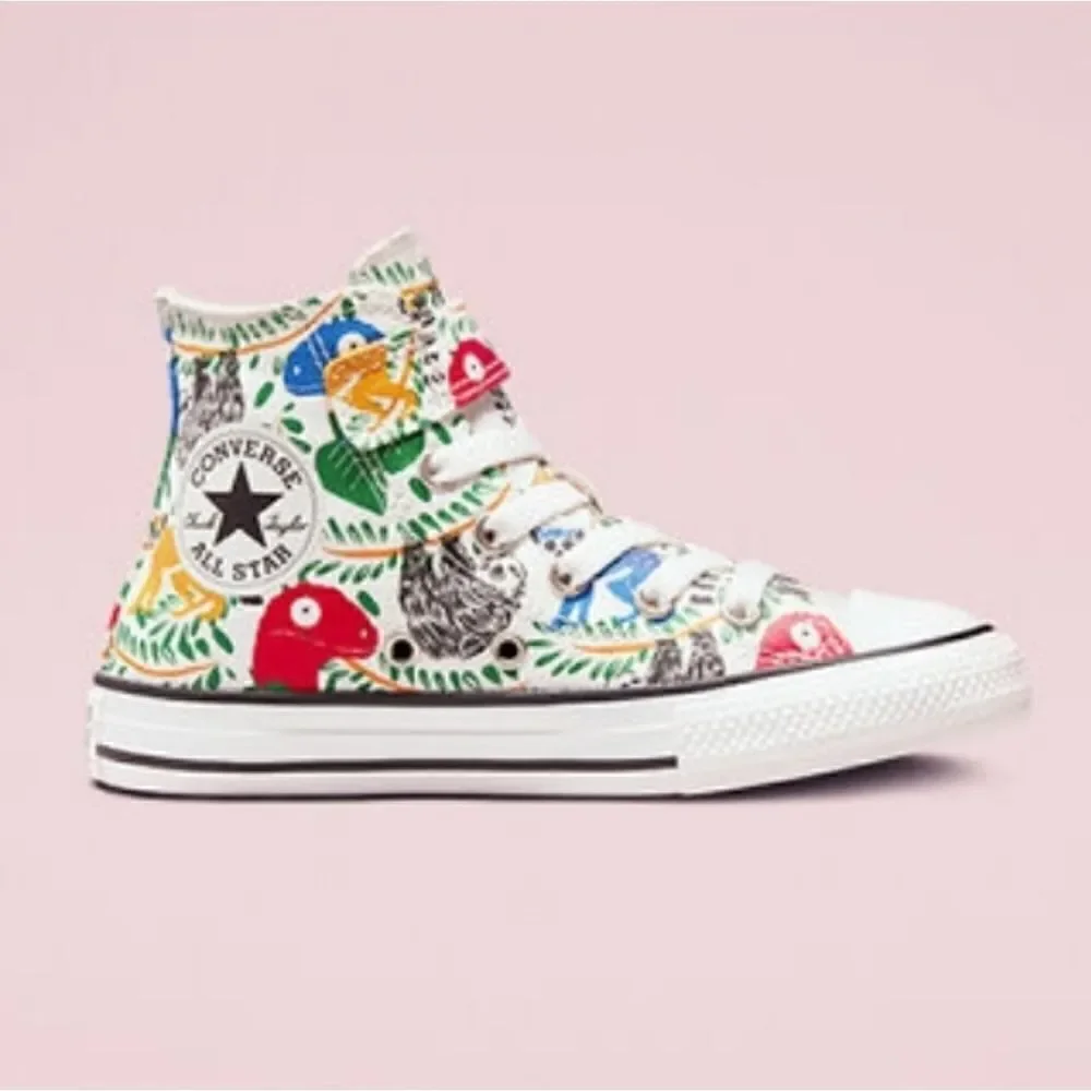 Little Kid Chuck Taylor All Star Multicolored Animals Sneakers Shoes Size 3